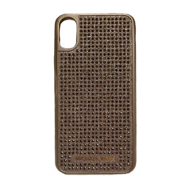 Michael Kors Sparkling Gold Phone Case iPhone X - Picture 1 of 2